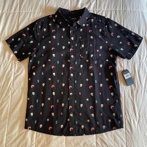 Roark Short-Sleeve Button Down Shirt – Men's Large – Journey Calavera